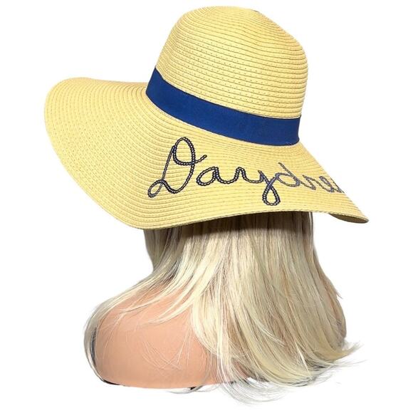 Large Brim Beach Sun Hat "Daydreamer" - Picture 7 of 12